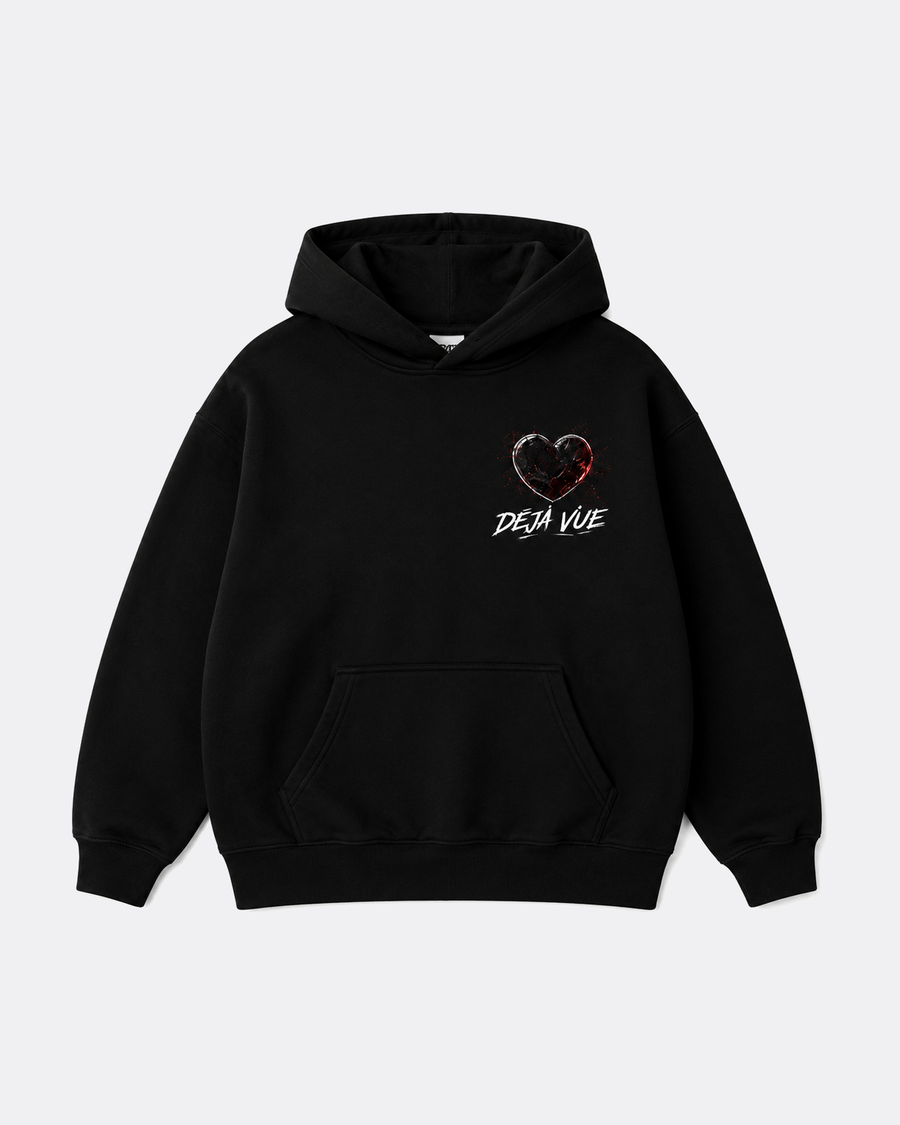 Hoodie Déja Vue — Noir