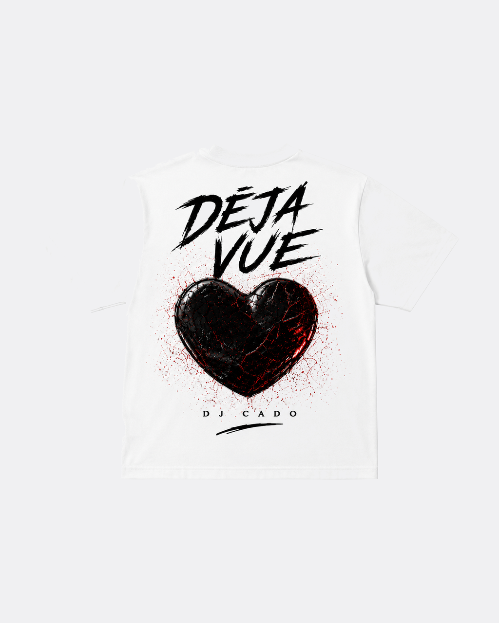 T-Shirt Déja Vue blanc — dos
