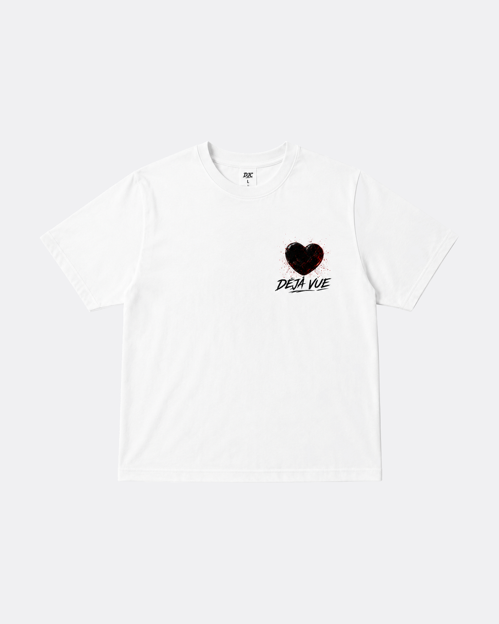 T-Shirt Déja Vue blanc — face