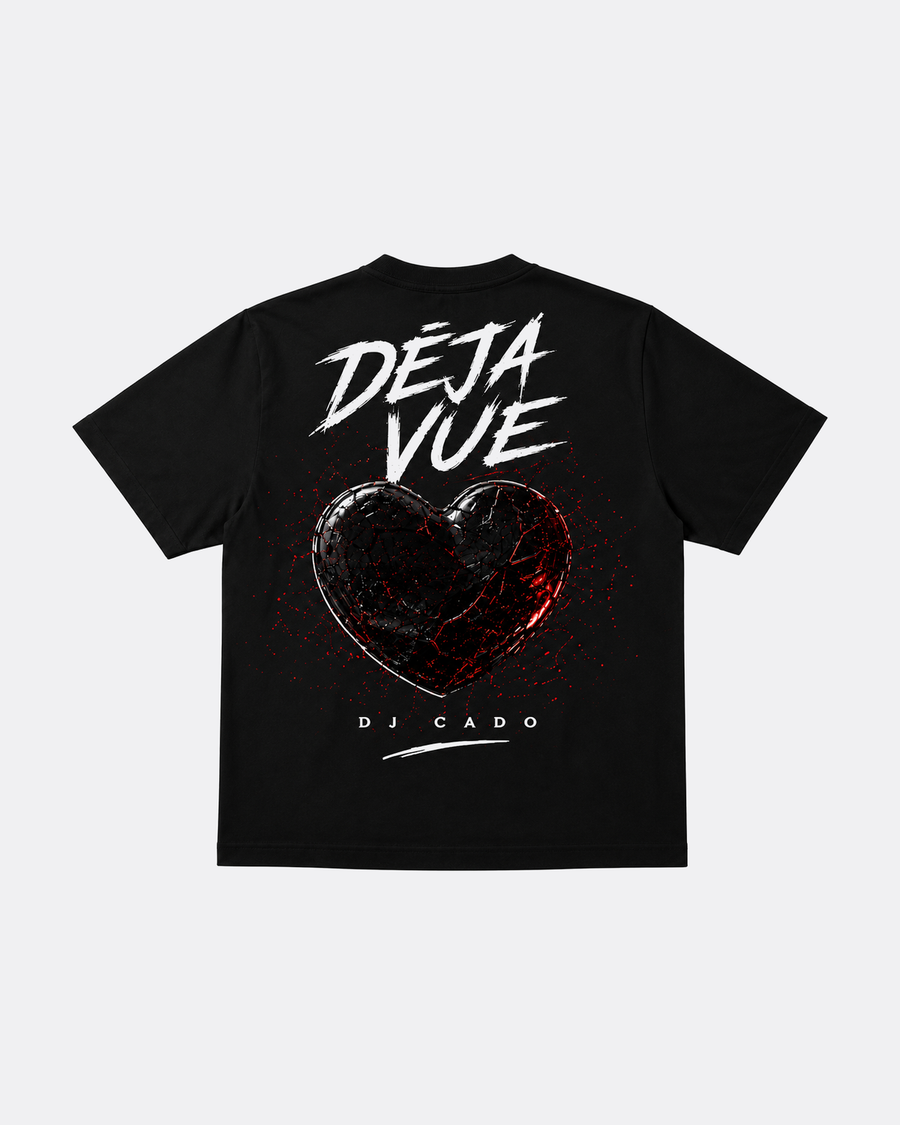 T-Shirt Déja Vue — Noir — dos