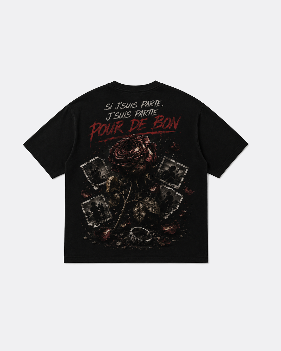 T-shirt Pour De Bon — Noir — dos